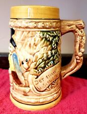 Vintage German Style Beer mug/stoup Ceramic Made In Japan 16ozs.  picture