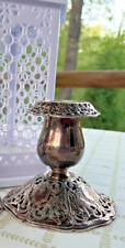 Antique circa 1930s Single Candle Holder by Forbes Silver Co.patent N.72883 picture