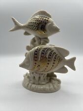 Vintage Retired Lenox China Jewels Collection Double Tropical Fish Figurine MINT picture
