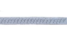 Braid Silver mylar 13 mm Rank marking Lace Trim Light Weight Sold By Meter R0005 picture