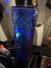 Starbucks NEW Spring 2024 Iridescent Periwinkle Prism Venti Tumbler Cold Cup picture