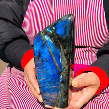 1500g Huge Gorgeous Labradorite Quartz Crystal Stone Specimen Healing 556 picture