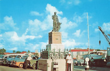 Postcard Lord Nelson Monument Bridgetown Barbados picture