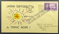Vintage 1944 Atomic Bomb Military World War 2 Original Art Envelope picture