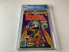 KOBRA 3 CGC 9.4 WHITE PAGES ROBOT COVER SOLARIS DC COMICS 1976 picture