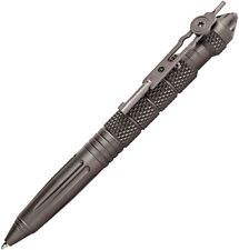 UZI Gun Metal Gray Aluminum Glass Breaker & Handcuff Key Tactical Pen TP4GM picture