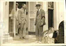 1923 Press Photo Speaker Frederick H. Gilbert of the House talked with Newsman. picture