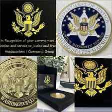 US Federal Marshal Service Special Agent Challenge Coin with black velvet case picture