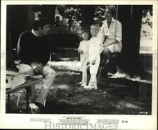 1970 Press Photo Family Relaxing Outdoors in 