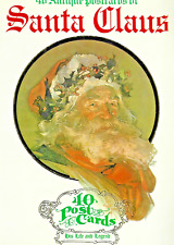 40 Antique Postcards of Santa Claus 1986 PB B-1 picture