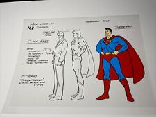 SUPERMAN animation Cel Print  Publicity Concept Art Cartoons SUPERFRIENDS F1 picture