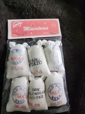 Vintage Miniature flour bags Taiwan picture