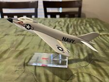 Vintage US Navy McDonnell F3H Demon Topping Desktop Model w Stand - 1950s picture
