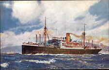 Steamship Doppelschraubendampfer WEERA c1920 Postcard picture