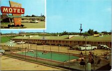 Postcard Swimming Pool at Devon Plaza U.S. 52 in Lafayette, Indiana picture