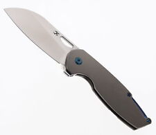 Kansept Model 6 Folding Knife SW Bronze Ti Handle S35VN Plain Edge Satin K1022B5 picture