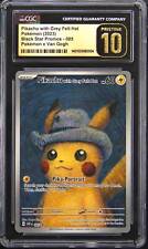 2023 085 Pikachu with Grey Felt Hat Promo Pokemon TCG Card CGC 10 Pristine picture