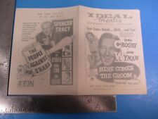 Vintage Ideal Avon Theatre Program Here Comes The Groom Springfield VT S8026 picture