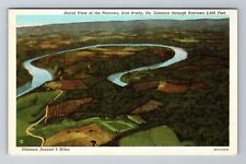 East Brady PA-Pennsylvania, Aerial View of Narrows, Antique Vintage Postcard picture