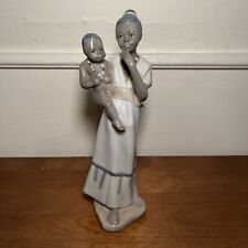 Casades Porcelain Figurine African American Black Mother Holding Child Baby Rare picture