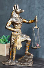 God Anubis with Scales of Justice Statue Figurine 10
