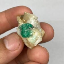 VERY CLEAR NATURAL EMERALD CRYSTAL ON MATRIX  FROM MUZO COLOMBIA 18.64 grams picture