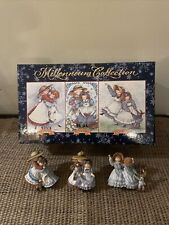 VTG Lang & Wise Set of 3 Christmas Ornaments Millennium Collection in Box 99-01 picture
