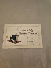 Antique 1920s Hoover Vacuum Electric Cleaner 16 pg. Illustrated Pamphlet Booklet picture