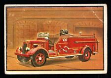 MODERN PUMPING ENGINE 1953 BOWMAN FIREFIGHTERS #34 GOOD picture