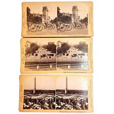 Antique 1880s Stereoscope Stereoview Picture Cards Washington DC History Lot 3 picture