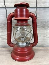 Vintage Dietz Comet Red Compact Lantern H-7 Clear Globe 9