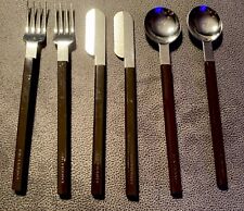 Set Of 2 Knives, Forks, Spoons Vintage Air France Concorde Cutlery MCM Vigo EUC picture