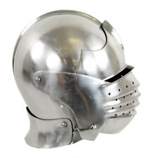Armour Medieval North Italian Bellows face visored Sallet Late Helmet picture