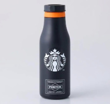 Starbucks Japan Porter Collaboration stainless steel logo bottle 473ml Black NEW picture