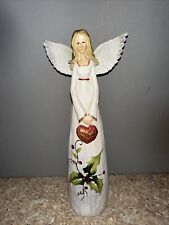 Tii collections hand painted angel 9.5”tall (chipped Wing Tip) picture