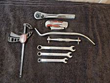 9 Pc Craftsman USA Mixed Tool Lot - Ratchet, Wrenches, Brake Adj., Etc. - VGC picture