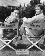 JERRY MATHERS & TONY DOW ON THE SET OF 
