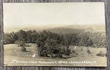 RPPC Mt Equinox From Fairmount South Londonderry VT Vermont Photo Postcard 1935 picture