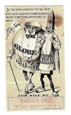 c1880's Trade Card Harris Bros. Globe Shirts, 