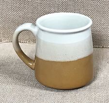 Vintage JMP Casualstone Brown Beige Cream Coffee Mug Cup Mid Century Modern picture