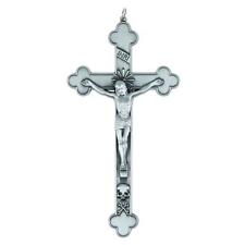 Memento Mori Christanity Catholic Silver Wall Crucifix Chruch Supplies - Pack of picture