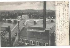 Postcard New Concrete Y Bridge Zanesville OH 1907 picture