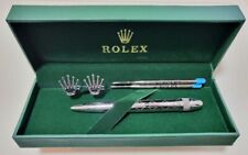 Rolex ballpoint pen cufflink set with 2 refills and box New and unused Rare picture