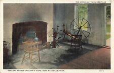 Nashville Tennessee, Hermitage Kitchen, Andrew Jackson's Home, Vintage Postcard picture