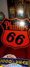 Large Porcelain Phillips 66 Advertising Sign 30 In picture