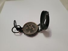 U.S. WW2 All Original Rare Black Lensatic Compass By W.L.E. Gurley. Troy N.Y. picture
