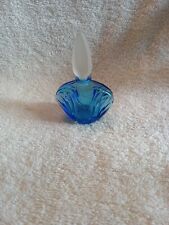 Vt Avon Empty Blue Water Lily Refillable Perfume Bottle Empty Beautiful picture