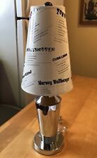 LUMISOURCE David Krys Martini Cocktail Shaker LAMP W/ Drink Recipe Shade & Olive picture