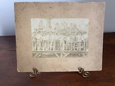 Cabinet Photo Railroad, Miner Work wear 1900-1920s Photo picture