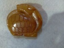 3/15P Ancient Chinese Jade Dragon Turtle Statue 1400-1800 ad picture